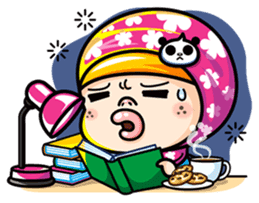 Som O Color full hijab girl 2 sticker #7823042