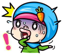 Som O Color full hijab girl 2 sticker #7823044