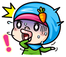 Som O Color full hijab girl 2 sticker #7823044