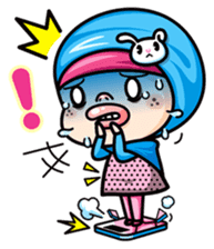 Som O Color full hijab girl 2 sticker #7823045