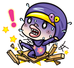 Som O Color full hijab girl 2 sticker #7823046