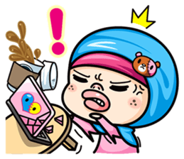 Som O Color full hijab girl 2 sticker #7823048