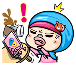 Som O Color full hijab girl 2 sticker #7823048