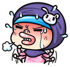 Som O Color full hijab girl 2 sticker #7823051