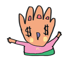 fingky face sticker #7823158