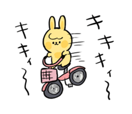 Noisy rabbit sticker #7824301