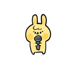 Noisy rabbit sticker #7824311