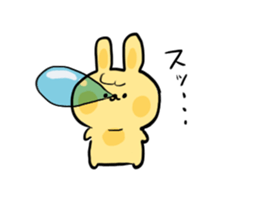 Noisy rabbit sticker #7824312