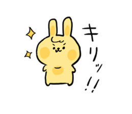 Noisy rabbit sticker #7824314