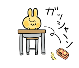 Noisy rabbit sticker #7824315