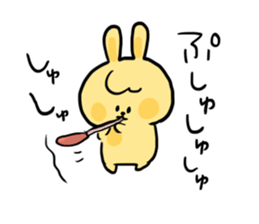 Noisy rabbit sticker #7824319