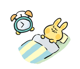 Noisy rabbit sticker #7824321