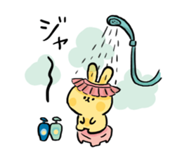 Noisy rabbit sticker #7824323