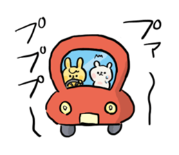 Noisy rabbit sticker #7824331