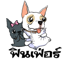 French Bulldogs, Lucky&Lucy sticker #7824344