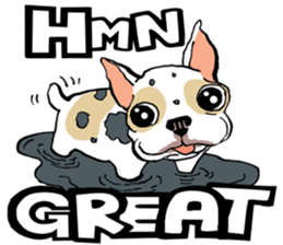 French Bulldogs, Lucky&Lucy sticker #7824366