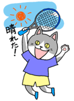 tenniscats sticker #7824466