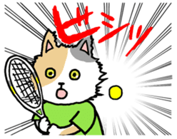 tenniscats sticker #7824480