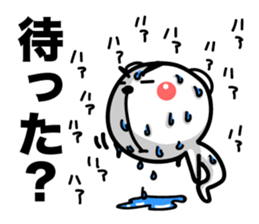 Bear of Eyebrows Zero sticker #7825179