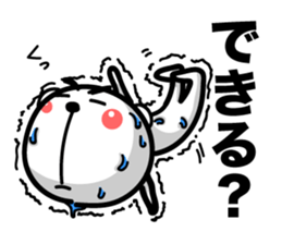 Bear of Eyebrows Zero sticker #7825180