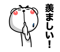 Bear of Eyebrows Zero sticker #7825193