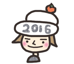 MERRY X'mas & HAPPY NEW YEAR 2016 sticker #7825503