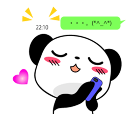 Serious - Dating Hen Panda sticker #7825827