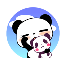 Serious - Dating Hen Panda sticker #7825841