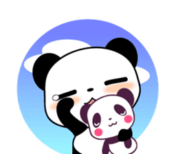 Serious - Dating Hen Panda sticker #7825841