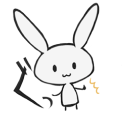Mr. rabbitt sticker #7826092