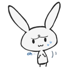 Mr. rabbitt sticker #7826105