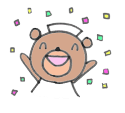 Bear nurse sticker #7826270