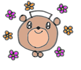 Bear nurse sticker #7826289