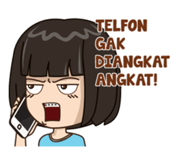 Pacarku Pemarah sticker #7826434