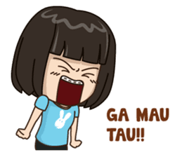 Pacarku Pemarah sticker #7826436