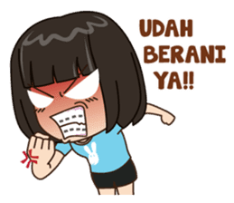 Pacarku Pemarah sticker #7826440