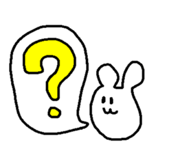 rabbit kawaii world 3 sticker #7826631