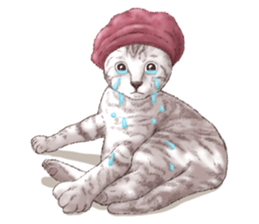 Headgear Cat sticker #7826673