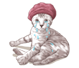 Headgear Cat sticker #7826673