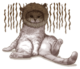 Headgear Cat sticker #7826677