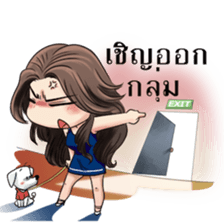 Pretty Girls and lil puppies sticker #7827257