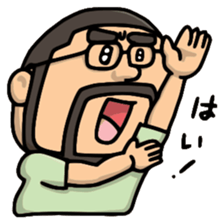 Higemeganekun vol.5 sticker #7827892