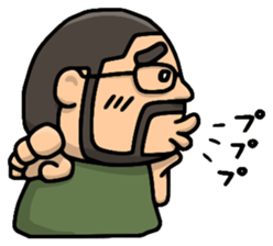 Higemeganekun vol.5 sticker #7827908