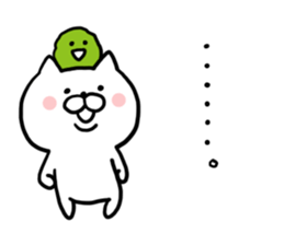 Hokkaido dialect Cat and MARIMO sticker #7828047