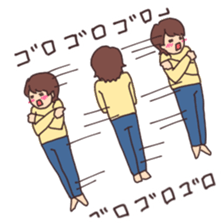 He loves his cat. sticker #7828074