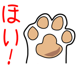 Nyaninu white cat sticker #7828911