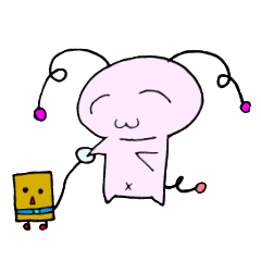 My daughter makes emotion Sticker PART2