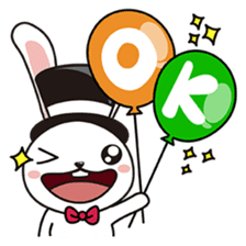 Bobo Bunny's Happy Balloons Life sticker #7829893