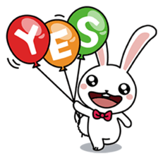 Bobo Bunny's Happy Balloons Life sticker #7829894