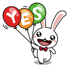 Bobo Bunny's Happy Balloons Life sticker #7829894
